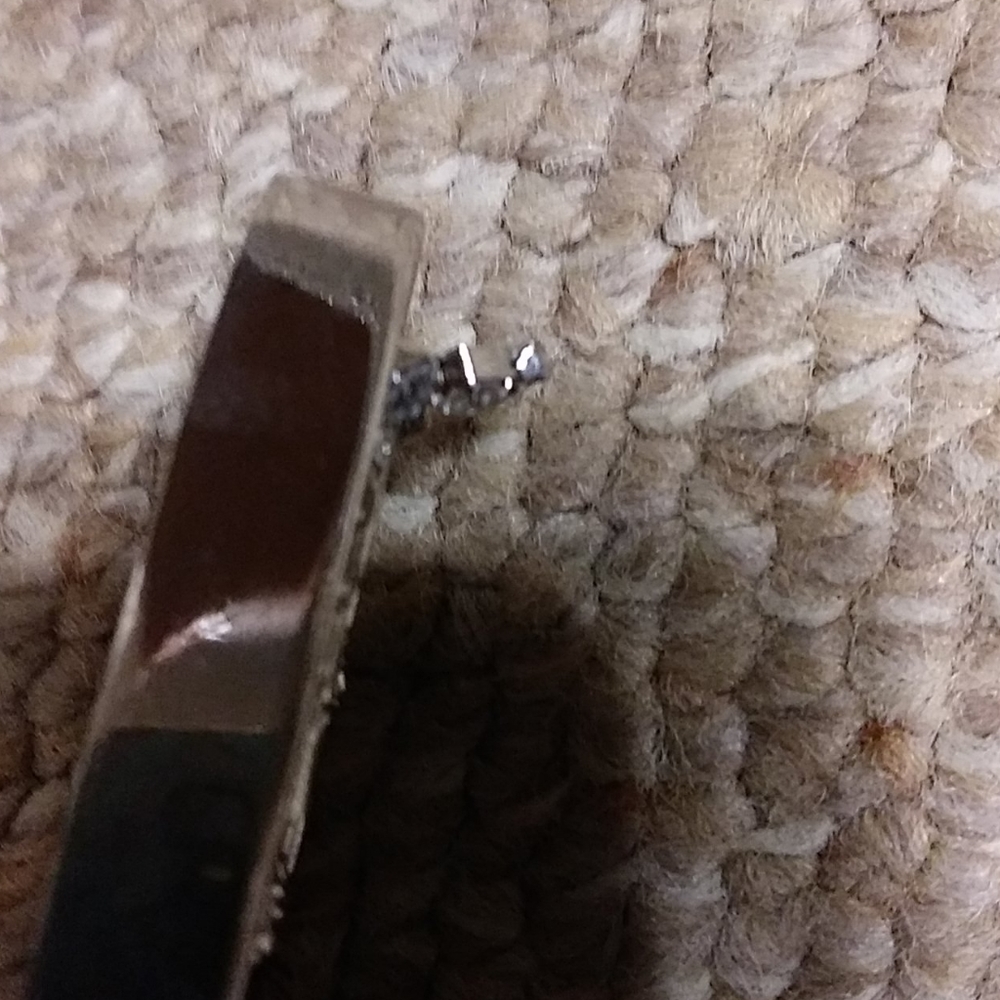 Rhinestone faux belts 1 white 1 red